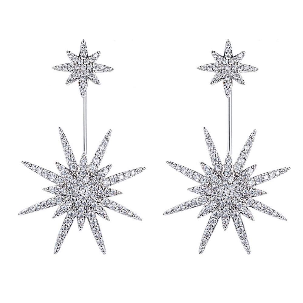 Northstar CZ Crystal Drop Earrings. NWOT